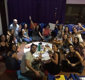 Grupo de 8 Encontros de Mindfulness para Redução de Estresse, Porto Alegre, dezembro, 2016.
