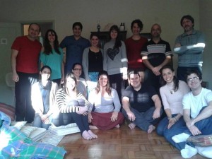 3o Mindfulness Training Camp (para profissionais da psi), 06.10.2013, na parceria de Tiago Tatton, Porto Alegre.