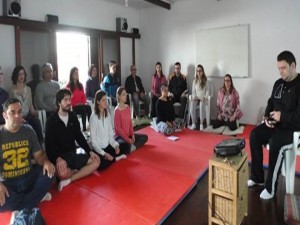 Workshop de Mindfulness e Meditação, com a parceria de Tiago Tatton, em Porto Alegre, 04.10.2014.