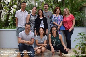 Vivência e Aprofundamento em Mindfulness, Rio de Janeiro, 20.09.2015, com a parceria de Vitor Friary.